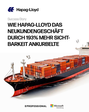 Success Story - How Hapag-LLoyd boosted new customer business with 193% more visibility